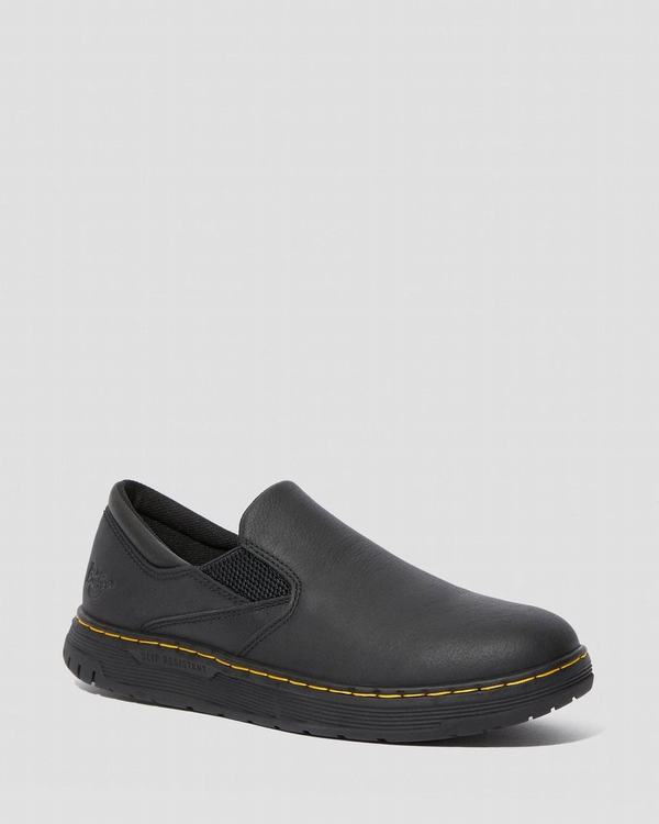 Dr Martens Pánské Pracovní Obuv Brockley Slip Resistant Černé, CZ-539261